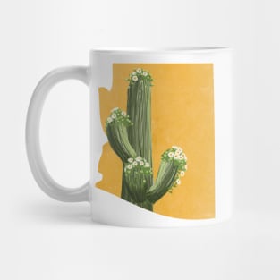 Arizona Saguaro Cactus Blossom Mug